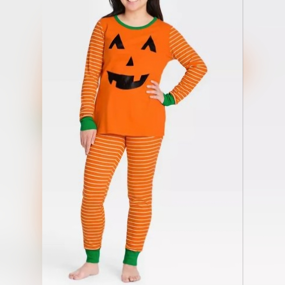 Halloween Pumpkin pijama 100% cotton Size XL